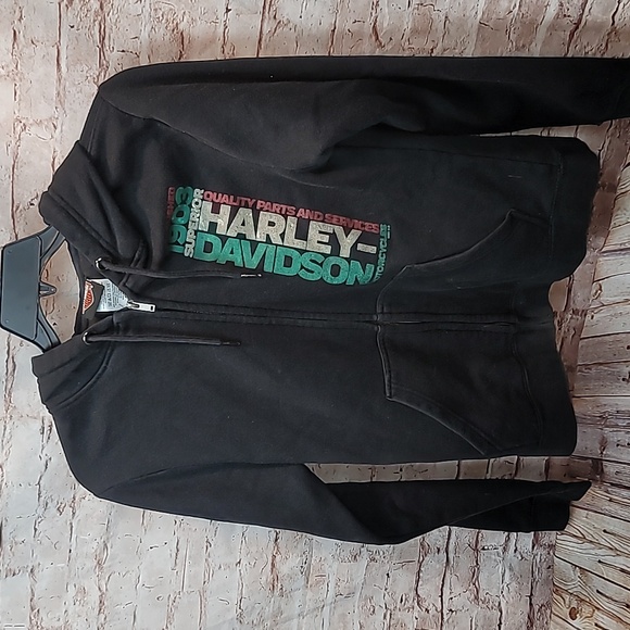 Harley-Davidson Other - Harley davidson zip up hoodie Smoky mountains men's small